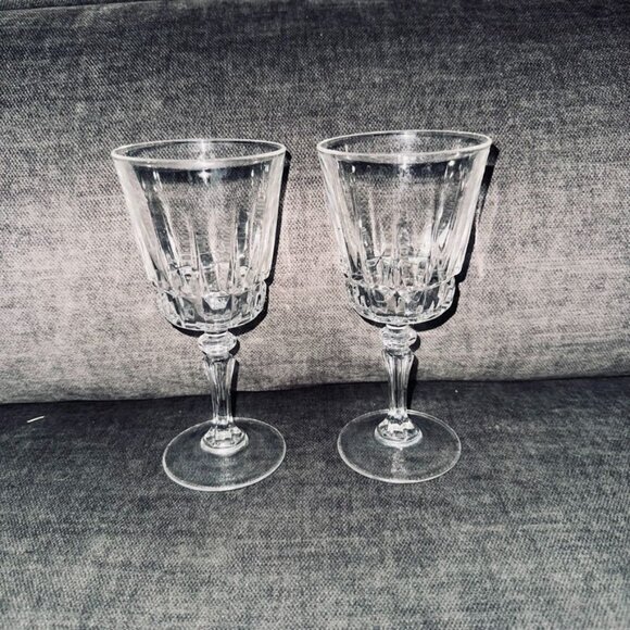 Cristal D'Arques-Durand Chantelle (Lady Victoria) Stemware Crystal Wine Glasses - Picture 3 of 7